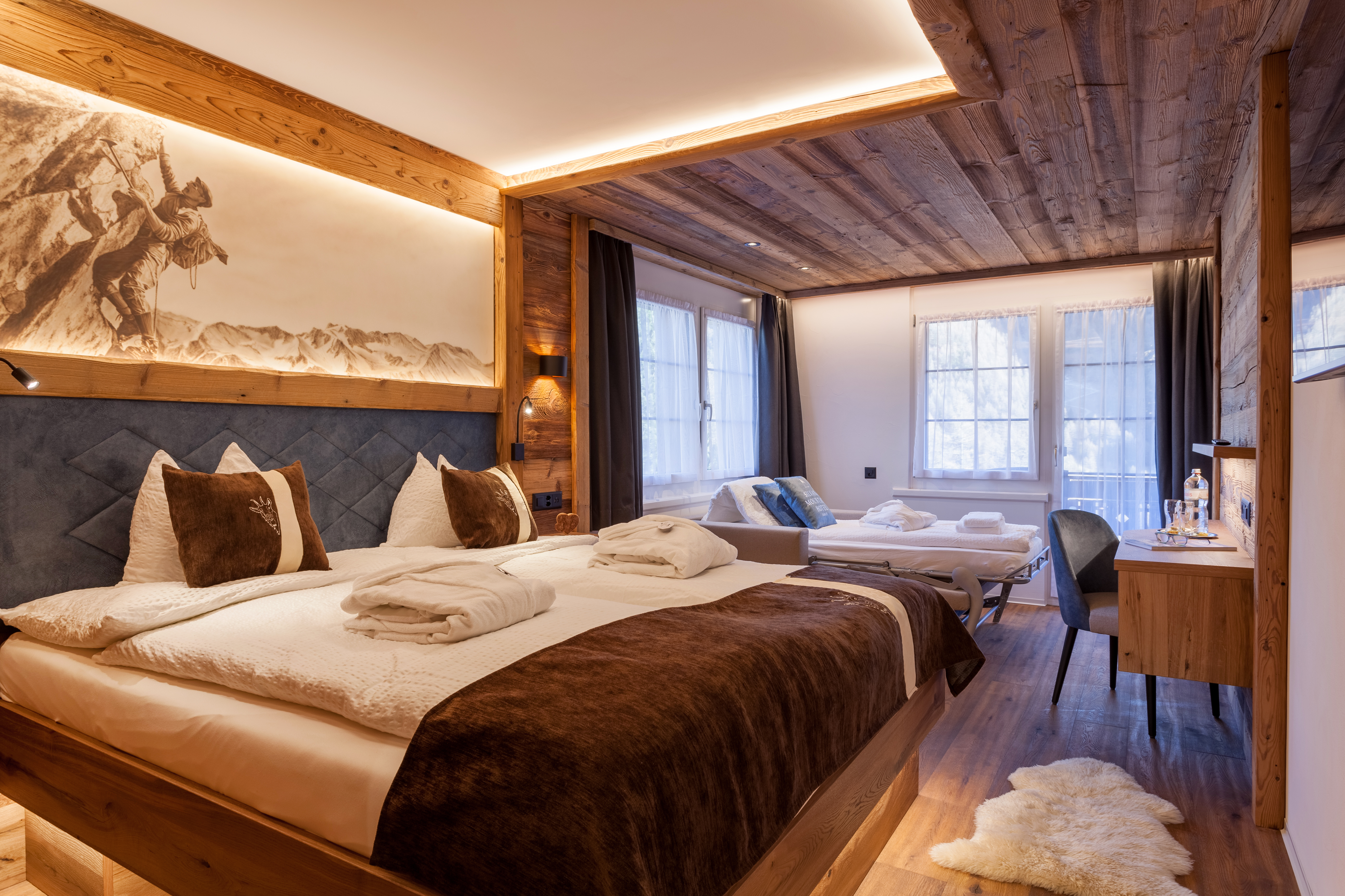 Doppelzimmer Ost mit Zustellbett