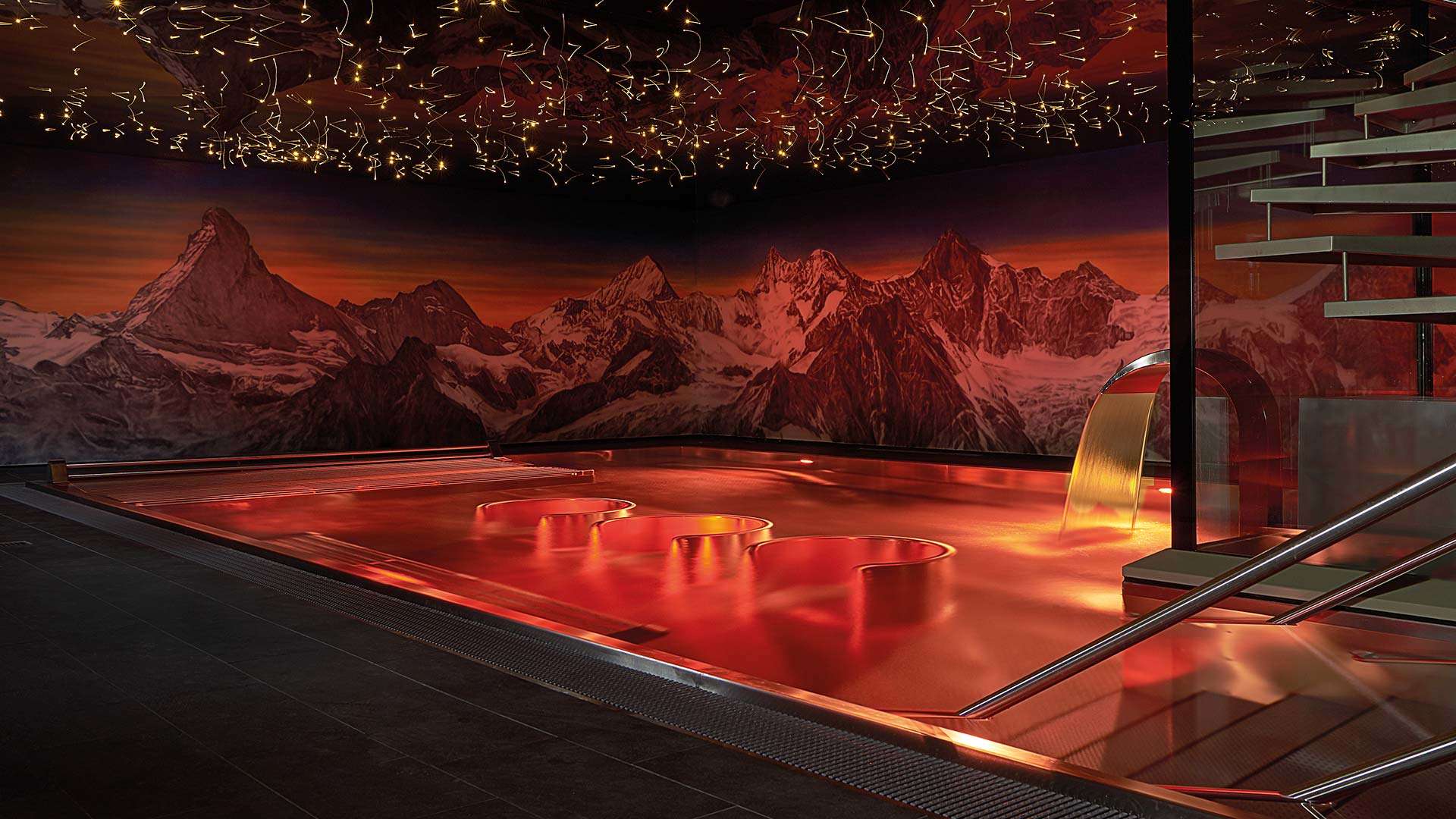 Erlebnisspool Schwimmbad Öffentlich Zermatt